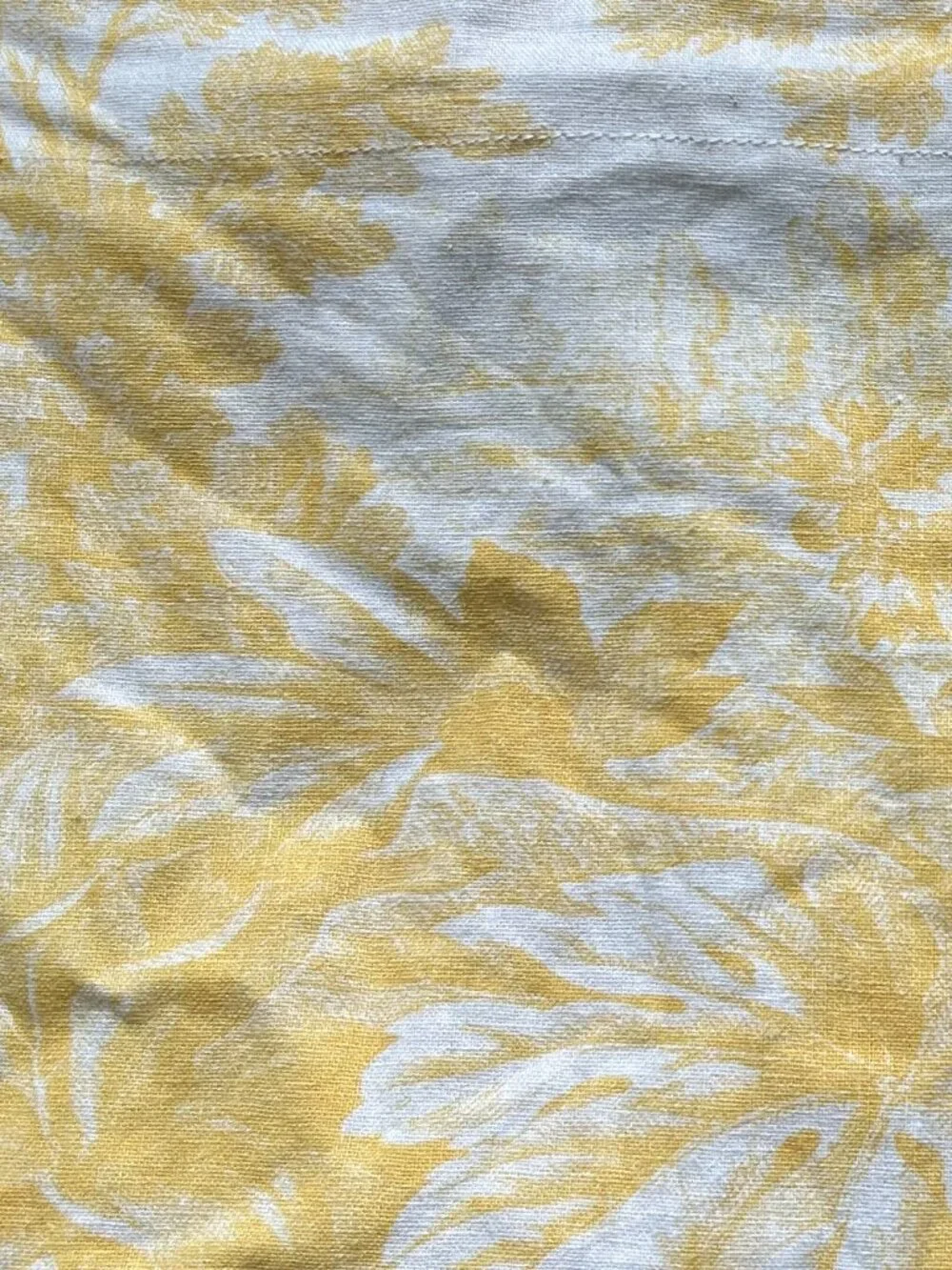 Pottery Barn Linen/Cotton Floral Pillow Shams (2)